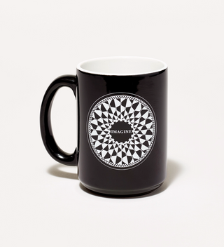 Front image of Black Central Park Conservancy Imagine mug