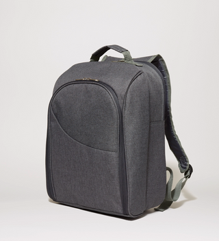 Gray picnic backpack