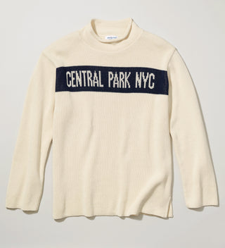 Cream-colored "Central Park NYC" sweater 