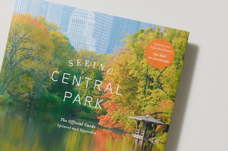 Picture of the book Seeing Central Park: The Official Guide by author Sara Cedar Miller, sold at the Central Park Conservancy Shop