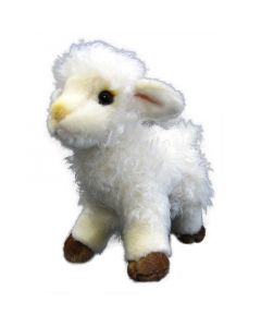 Meadow the Sheep is a realistic and cute plush that has a super fluffy white coat made of soft curls of fleece. Measures approximately 7" long and is surface washable.