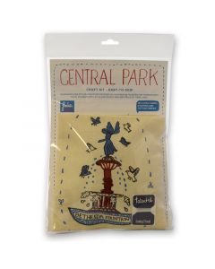 Sew your own Central Park mini-cushion featuring either Bethesda Fountain or Belvedere Castle. The easy to sew kits include fabric, stuffing and cotton thread to make a 6x9" cushion. The colors featured in these renderings are white, black, blue, and red.