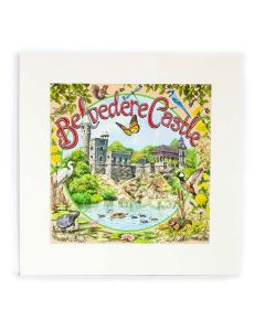 This exclusive print from Catstudio beautifully renders the recently restored Belvedere Castle. it is printed in the USA on crisp, museum quality paper and measures 10" x 10".