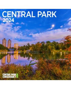 The Central Park Conservancy 2024 16-month Wall Calendar celebrates New York City's famous park with beautiful photography for every month,  Covers from September 2023 to December 2024.