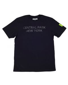 The Central Park Monochrome Tee is a classic fit 4.3 oz lightweight crew neck t-shirt made from 100% ring-spun cotton with a soft feel. It features a seamed collar, double-needle sleeve and bottom hem. Oeko-Tex® Standard 100 Certified. Imported, screen pr