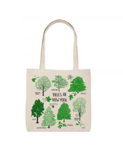 Designed by Brooklyn-based Claudia Pearson, this roomy 100% 10 oz cotton tote measures 13" x 14" and features 7 beautifully illustrated trees found in Central Park and throughout New York City, ranging from American Linden to Eastern Hemlock to Tulip. Col