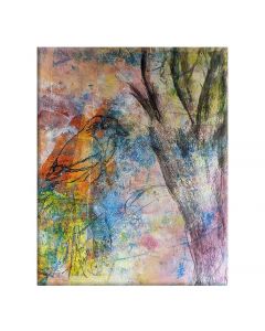 Reflecting Sara Lamond's mixed media abstract art, this Early Bird Giclée 5 x 7 Print is archival quality.