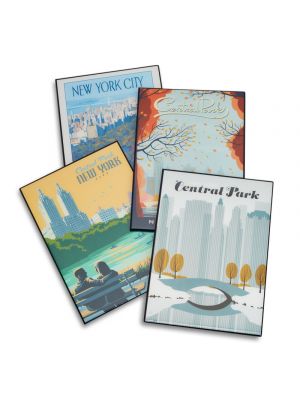These beautiful, resin covered plaques are available in four Anderson Design Group Central Park illustrations that will compliment any décor. Dimensions: 8