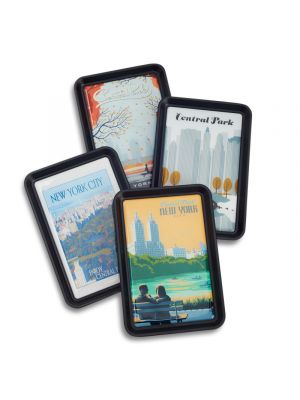 Central Park Travel Poster Tray