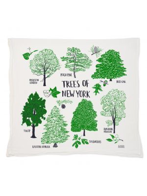Trees of New York Tea Towel
