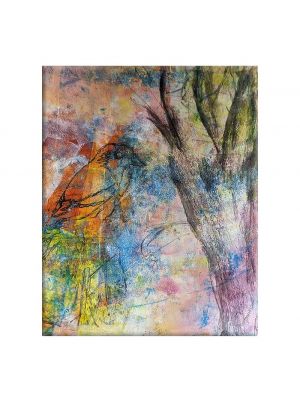 Reflecting Sara Lamond's mixed media abstract art, this Early Bird Giclée 5 x 7 Print is archival quality.