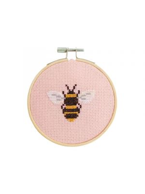 Bee Mini-Cross Stitch Kit