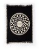 This 100% cotton Jacquard woven blanket is full size (48