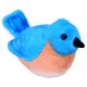 This 5 inch plush Eastern Bluebird produces the authentic bird call from the Cornell Lab of Ornithology's wildlife recordings. The species accurate markings and details are approved by the Audubon Society. 