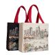 This beautiful 100% cotton canvas tote shows Central Park in Spring/Summer on one side, and Fall/Winter scenes on the other. Comes in two color options of Day (Cream) and Night (Black). Features a red waterproof lining, an inside pocket and attractive rib