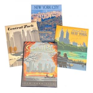 These Central Park themed magnets feature Anderson Design Group's illustrations. Available in four designs, choose one or all of them. Dimensions: 3.5
