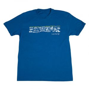 CP Line Drawing Tee Cool Blue