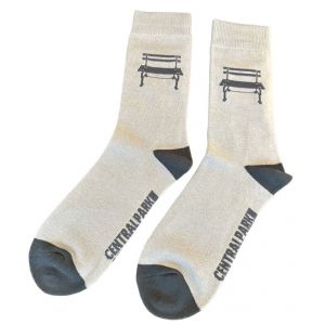 Our Bench Design socks are adult one size fits most and made from 68% cotton, 27% Nylon, 3% Polyester, 2% Spandex.