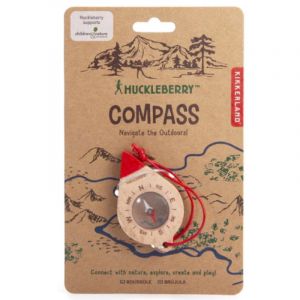 This is a wood compass, with clear body that allows you to see the earth while you navigate. Made from Forest Stewardship Council certified beechwood, acrylic, iron, waxed cotton.  2.75